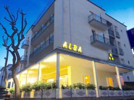 Hotel Alba Римини Экстерьер фото